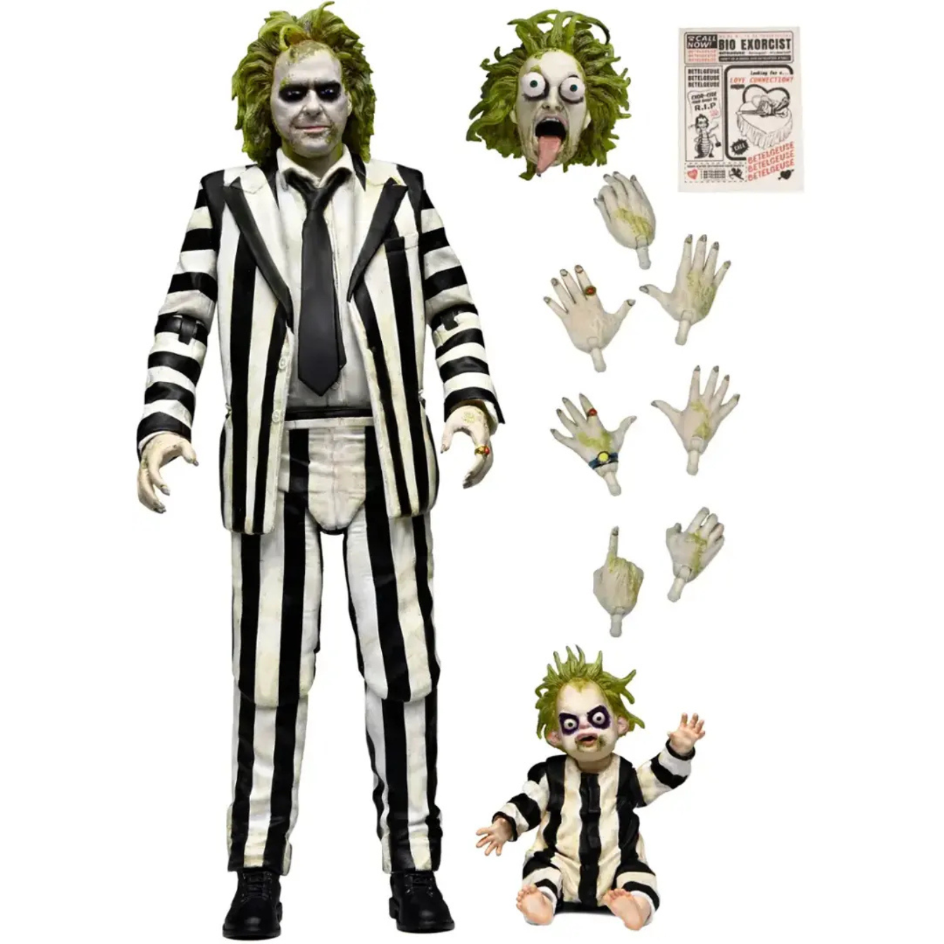 NECA - Beetlejuice Beetlejuice 7" Scale Action Figure - Ultimate "Striped Suit"