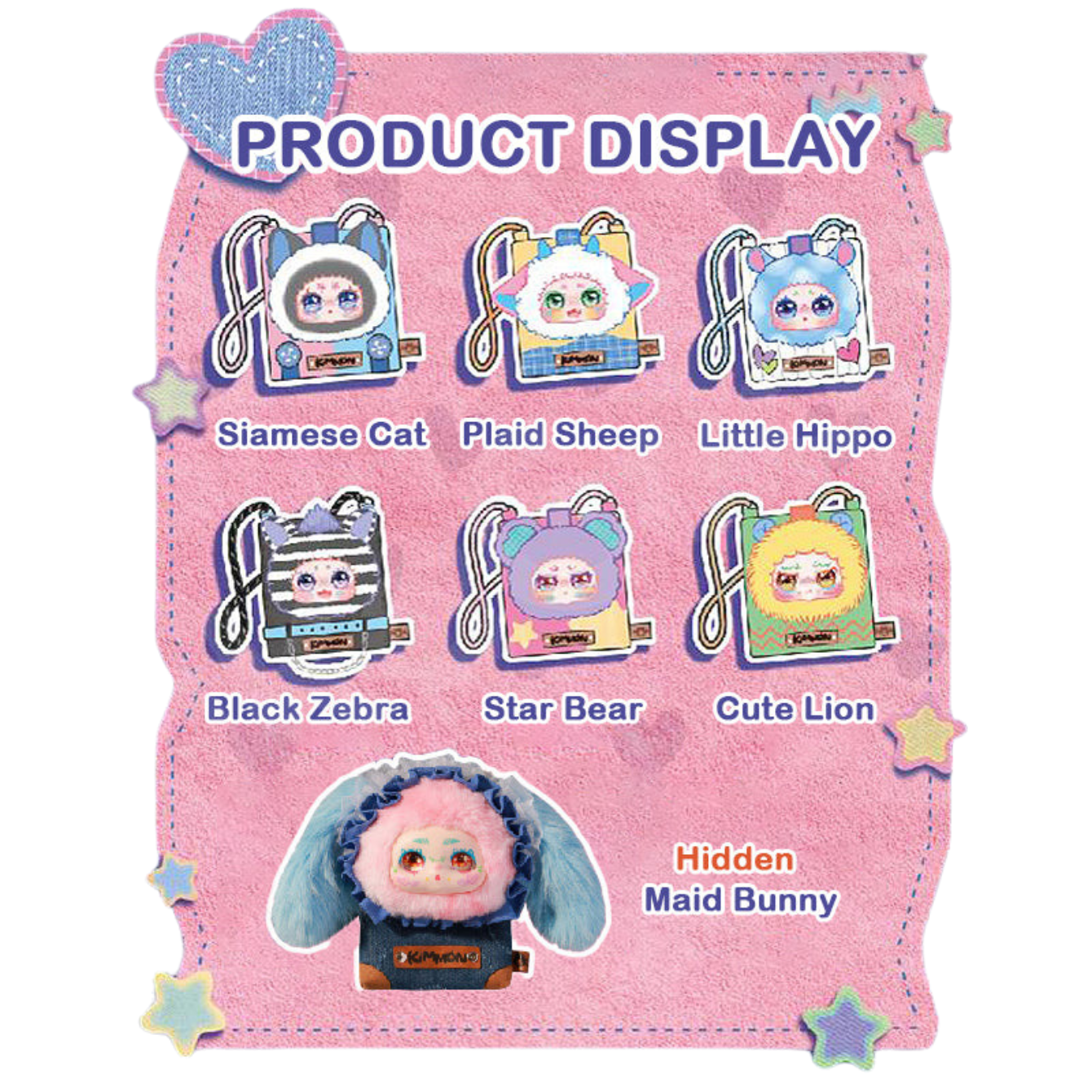 Kimmon Cross Body Bag Series Plush Blind Box