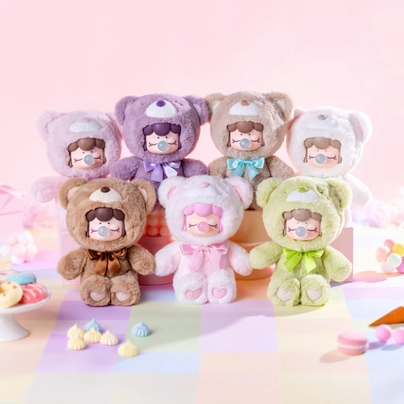 Rolife Nanci's Colorful Chocolate Cutie Bears Surprise Plush Dolls - Blind Box