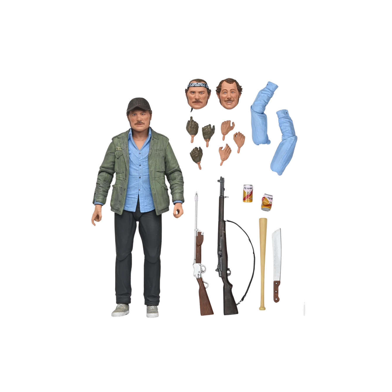 Jaws - 50th Anniversary Ultimate Sam Quint 7” Scale Action Figure