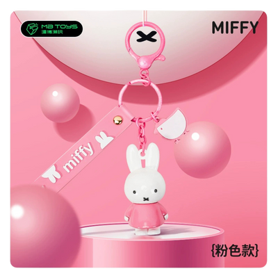 Miffy Rabbit Year Keychain – Cute 3D Figure Key Ring