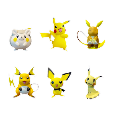 Pokemon "Cute Power Strike" Series Figures