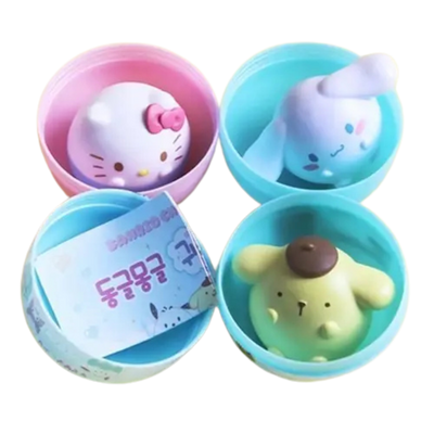 Sario Characters Adorable Round Figure Blind Capsule Set
