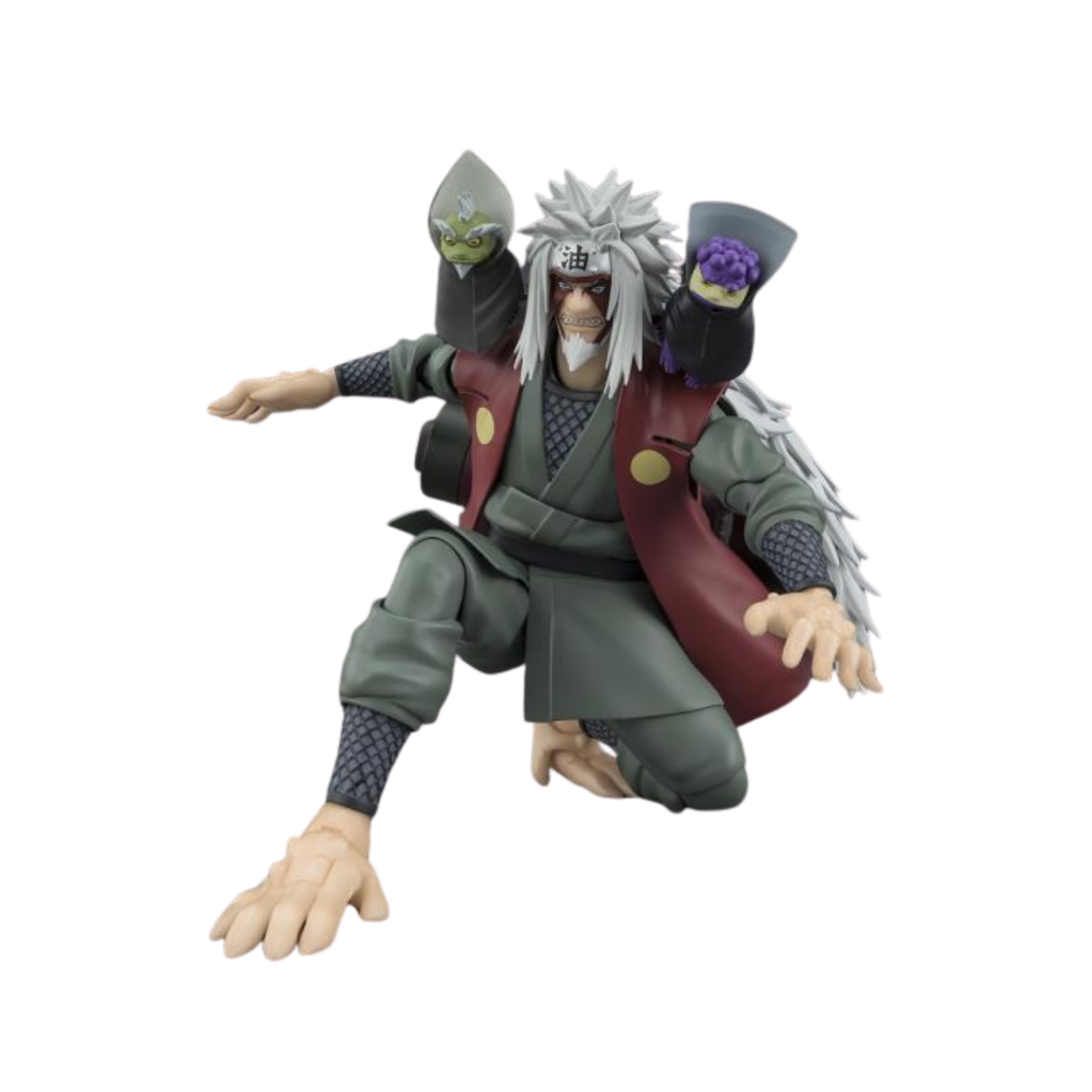 Naruto: Shippuden S.H.Figuarts Jiraiya -Hidden Leaf Heroic Master Sage- (Sage Mode Set) Action Figure