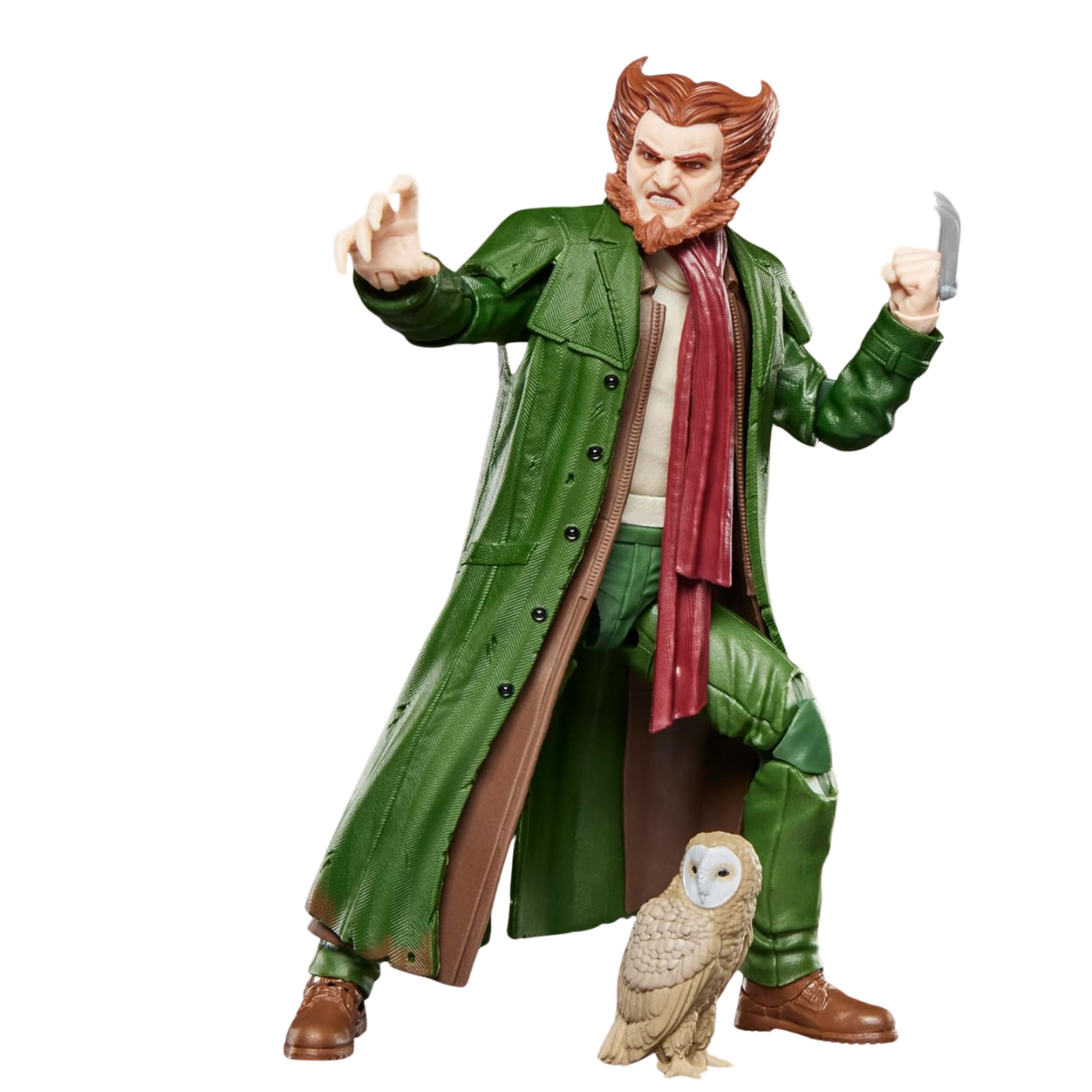 Marvel Legends Series Marvel’s Owl, Retro Cardback Spider-Man Comics Collectible 6-Inch Scale Action Figure