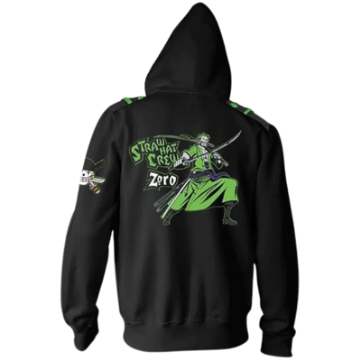 Ripple Junction One Piece Men's Authentic Full Zip Hooded Sweatshirt w/Chest Pockets