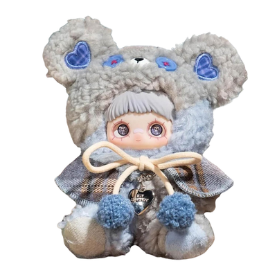 MayMei Blind Box Plush Figures, Maymei Tiny Bear Cookie Series Plush Blind Box, Mystery MayMei Doll Collectible Toys for Gifts, Single Box