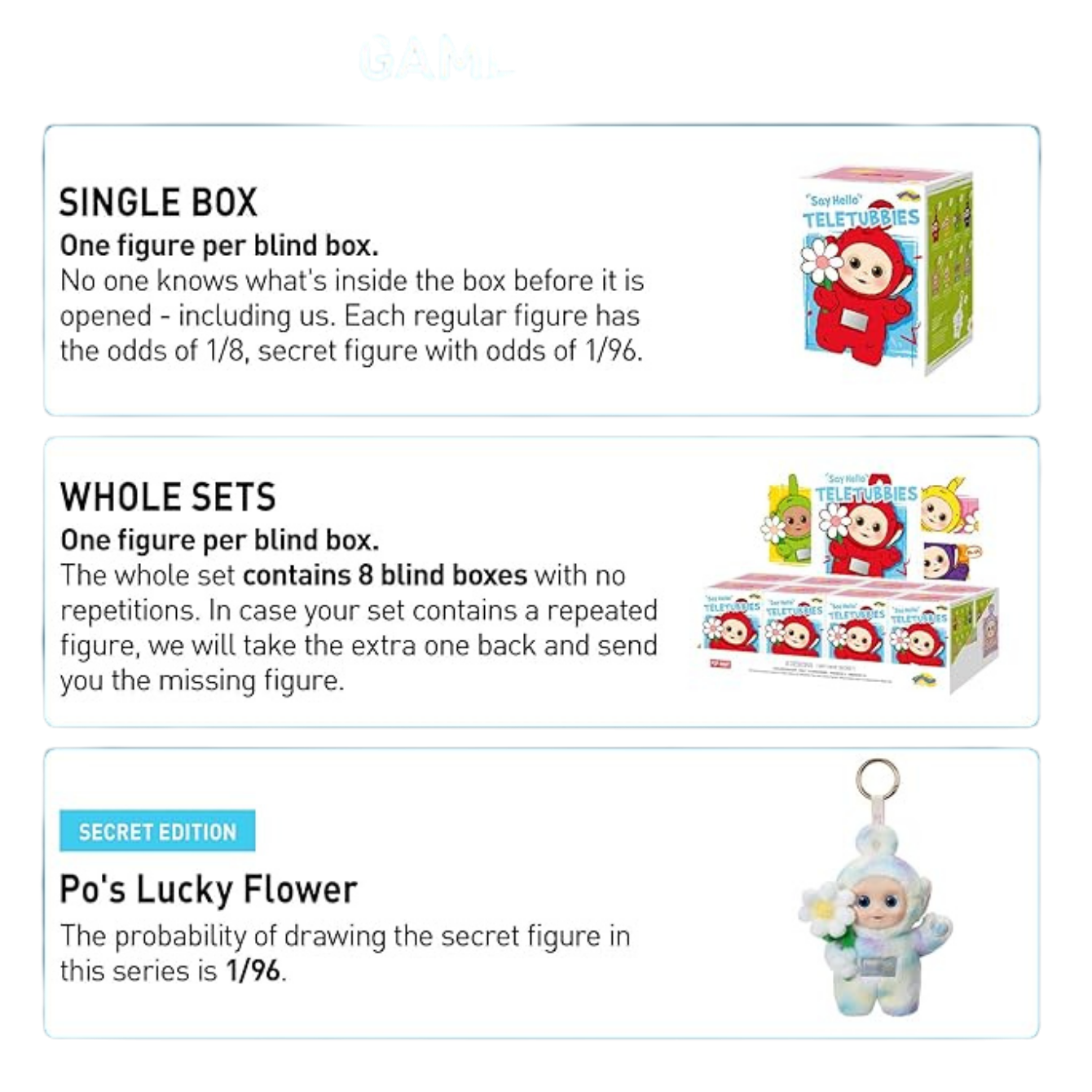 Teletubbies Say Hello Series Blind Box