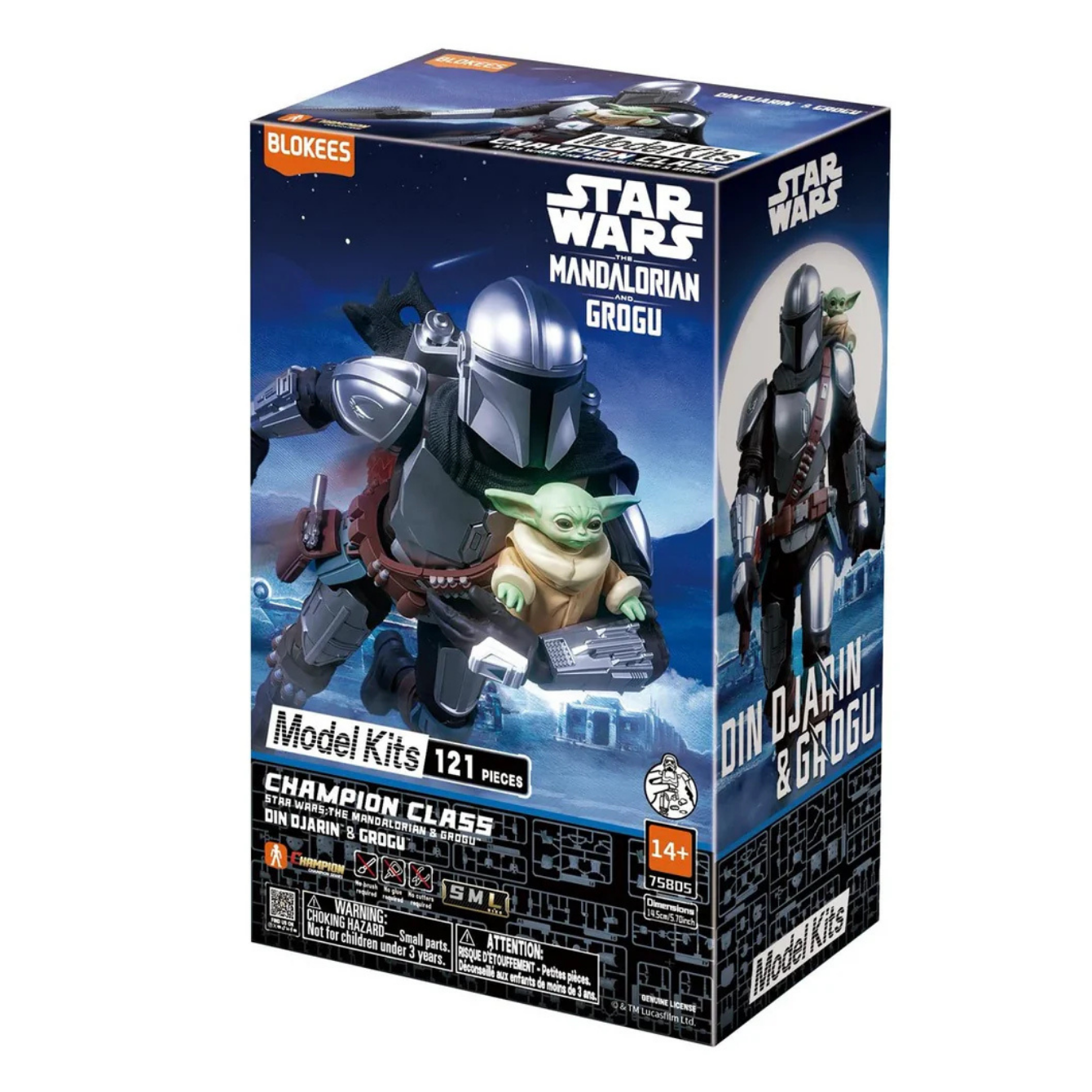 Blokees - Star Wars: The Mandalorian & Grogu - Din Djarin & Grogu Champion Class 05 Model Kit