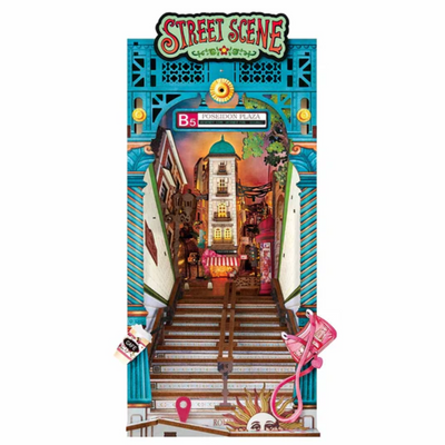 Rolife Street Scene DIY Book Nook Shelf Insert TGB13
