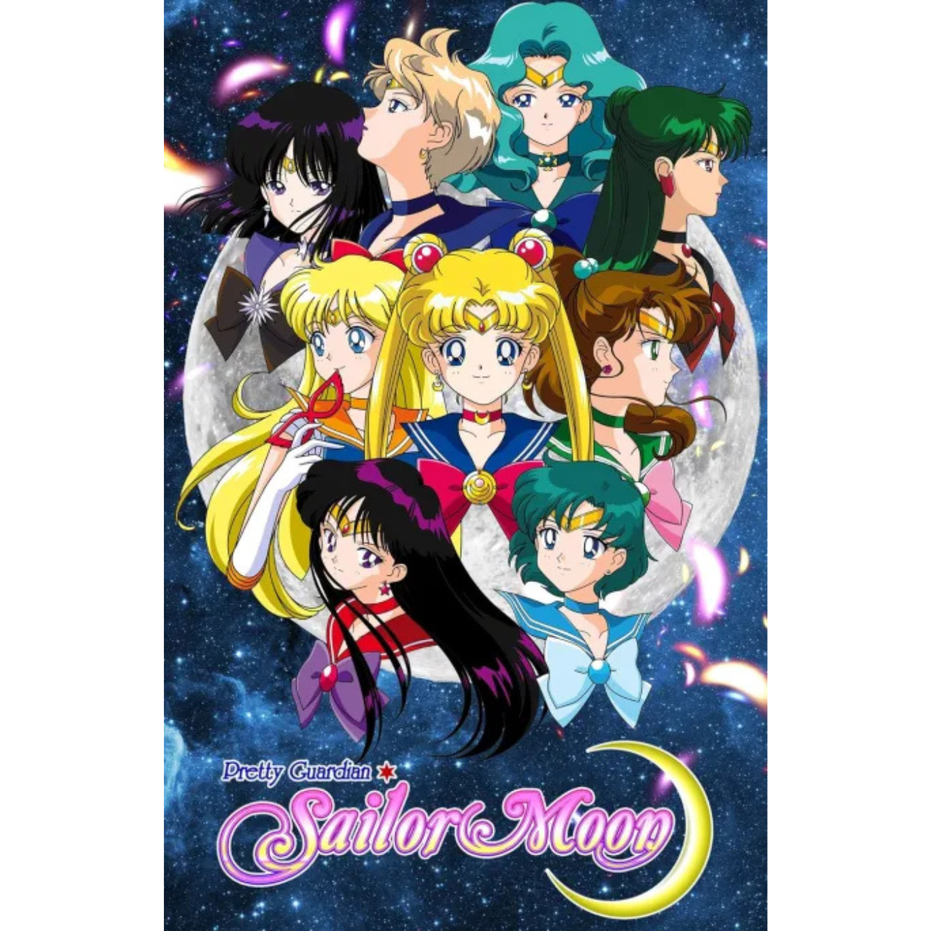 Sailor Moon Blanket Minky Dot Atomic Mortal