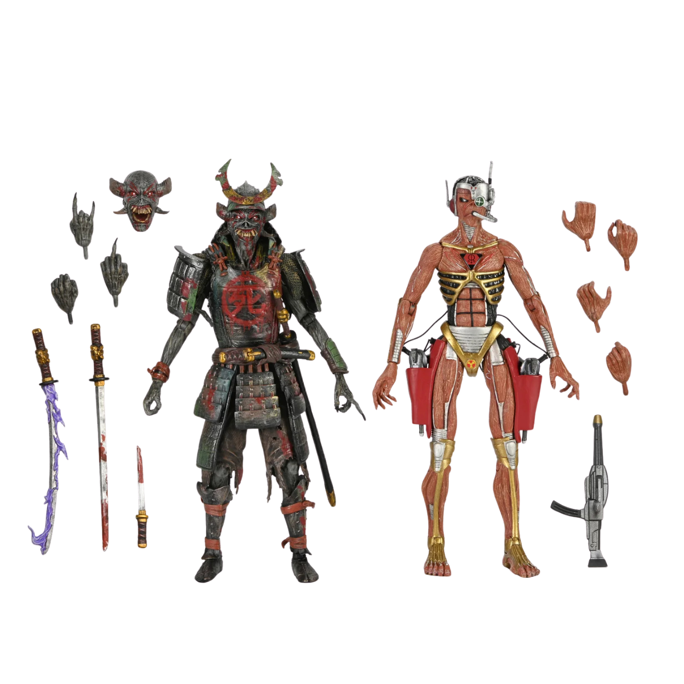 Iron Maiden - Future Past World Tour Ultimate Senjutsu Eddie and Somewhere in Time Eddie 7" Scale Action Figure 2-Pack