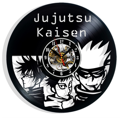 Jujutsu Kaise Vinyl Wall Clock