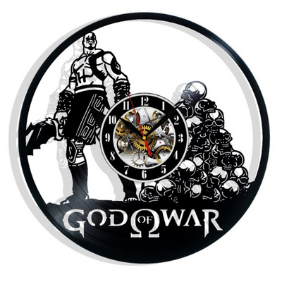 God of War Vinyl Wall Clock