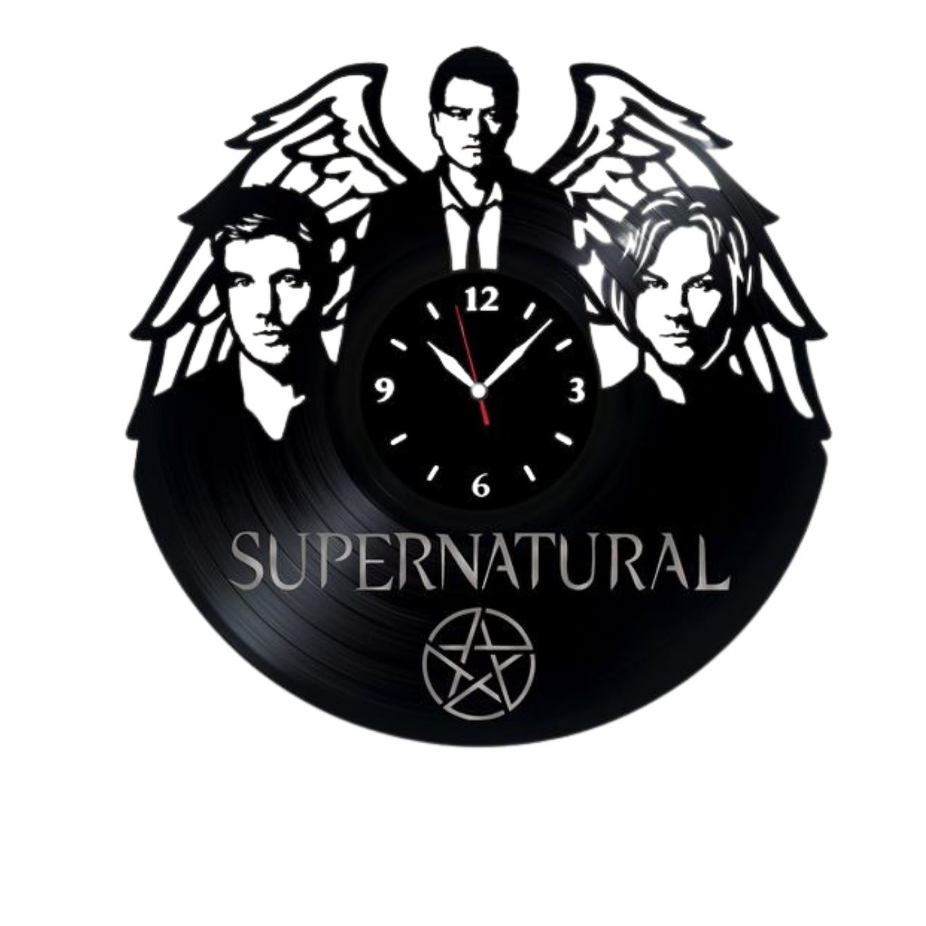 Supernatural Wall Vinyl Record Clock