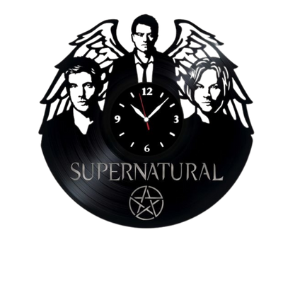 Supernatural Wall Vinyl Record Clock