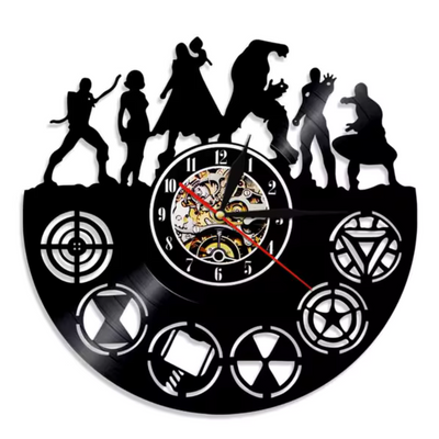 Marvel Record Wall Clock