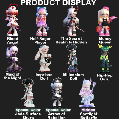 Yandere Girls Tear off the Label Series Blind Box