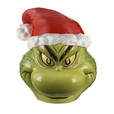 DR. SEUSS GRINCHMAS SCULPTED CERAMIC COOKIE JAR