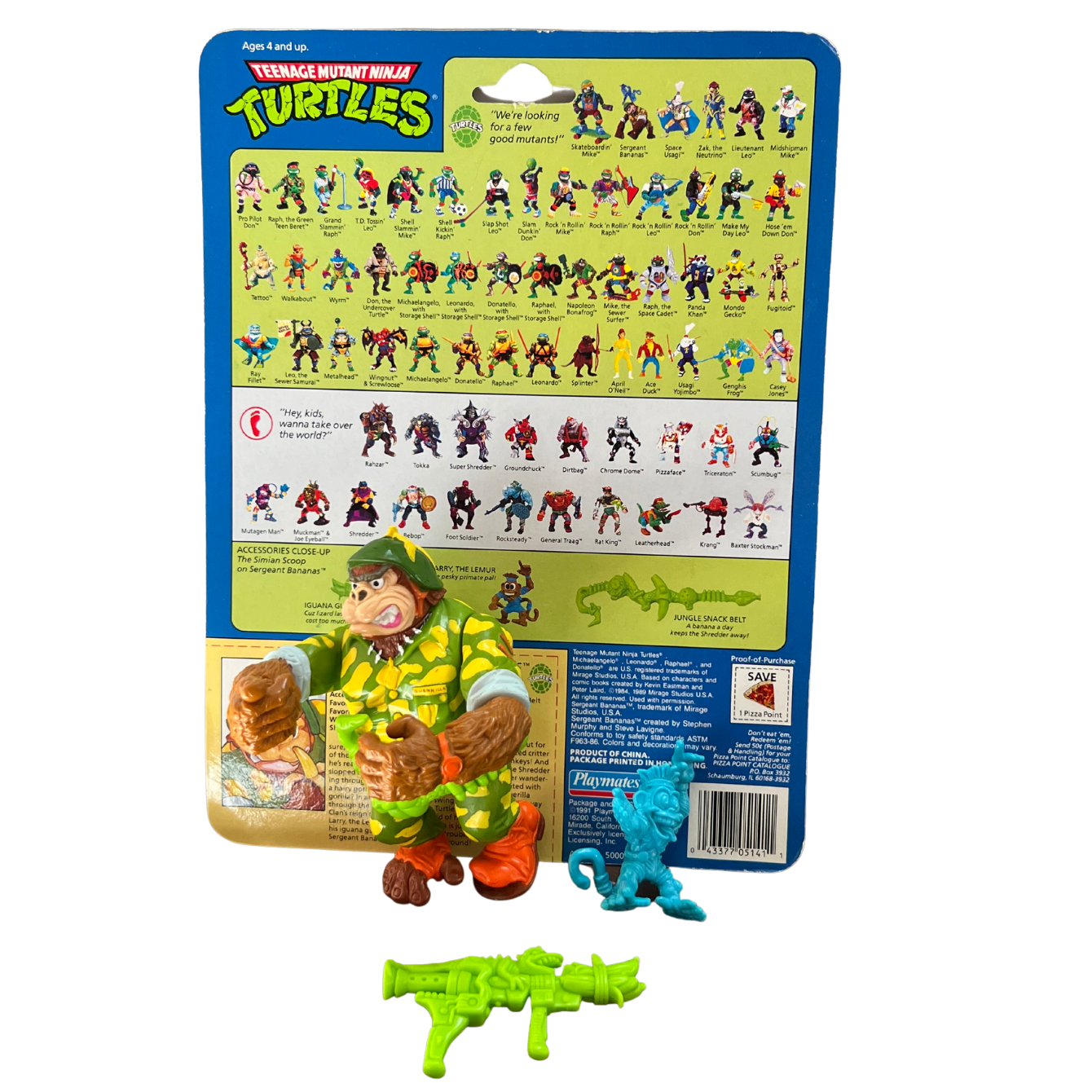 Sergeant Bananas Vintage Turtle