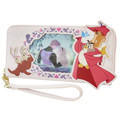 Sleeping Beauty Princess Lenticular Series Wristlet Wallet