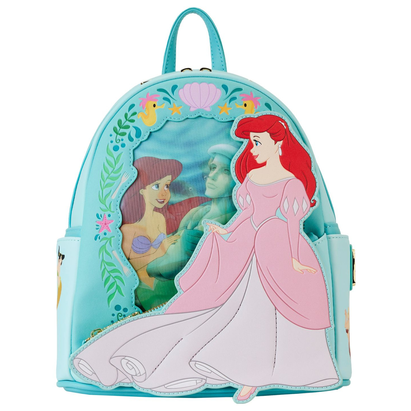 Loungefly Disney The Little Mermaid Princess Lenticular Mini Backpack