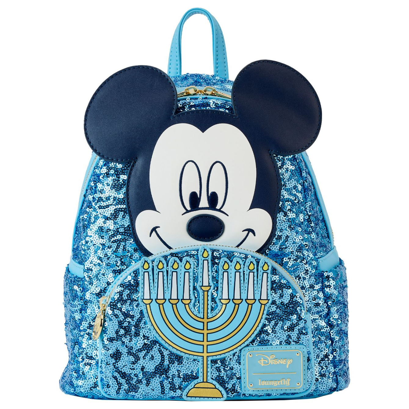 Loungefly Disney Mickey Happy Hanukkah Menorah Mini Backpack