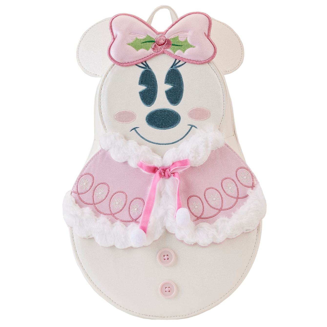 CLEARANCE Loungefly Disney Minnie Pastel Figural Snowman Mini Backpack