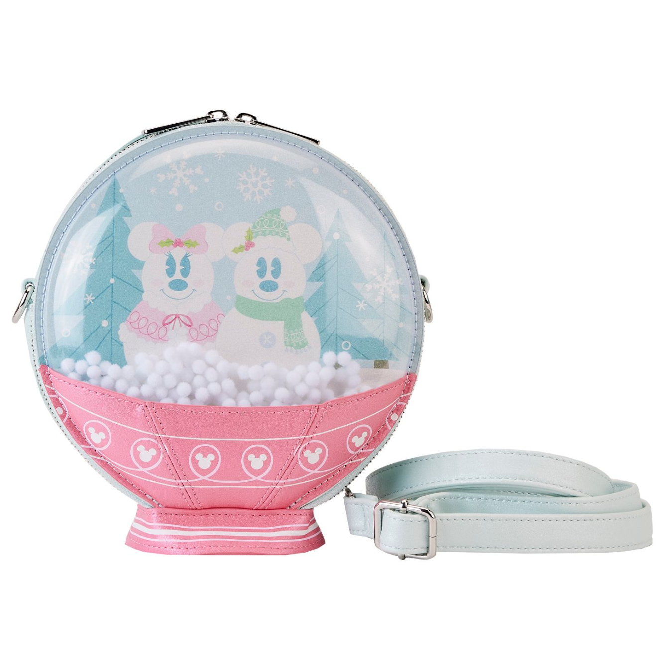 CLEARANCE Loungefly Disney Minnie and Friends Winter Snowglobe Crossbody