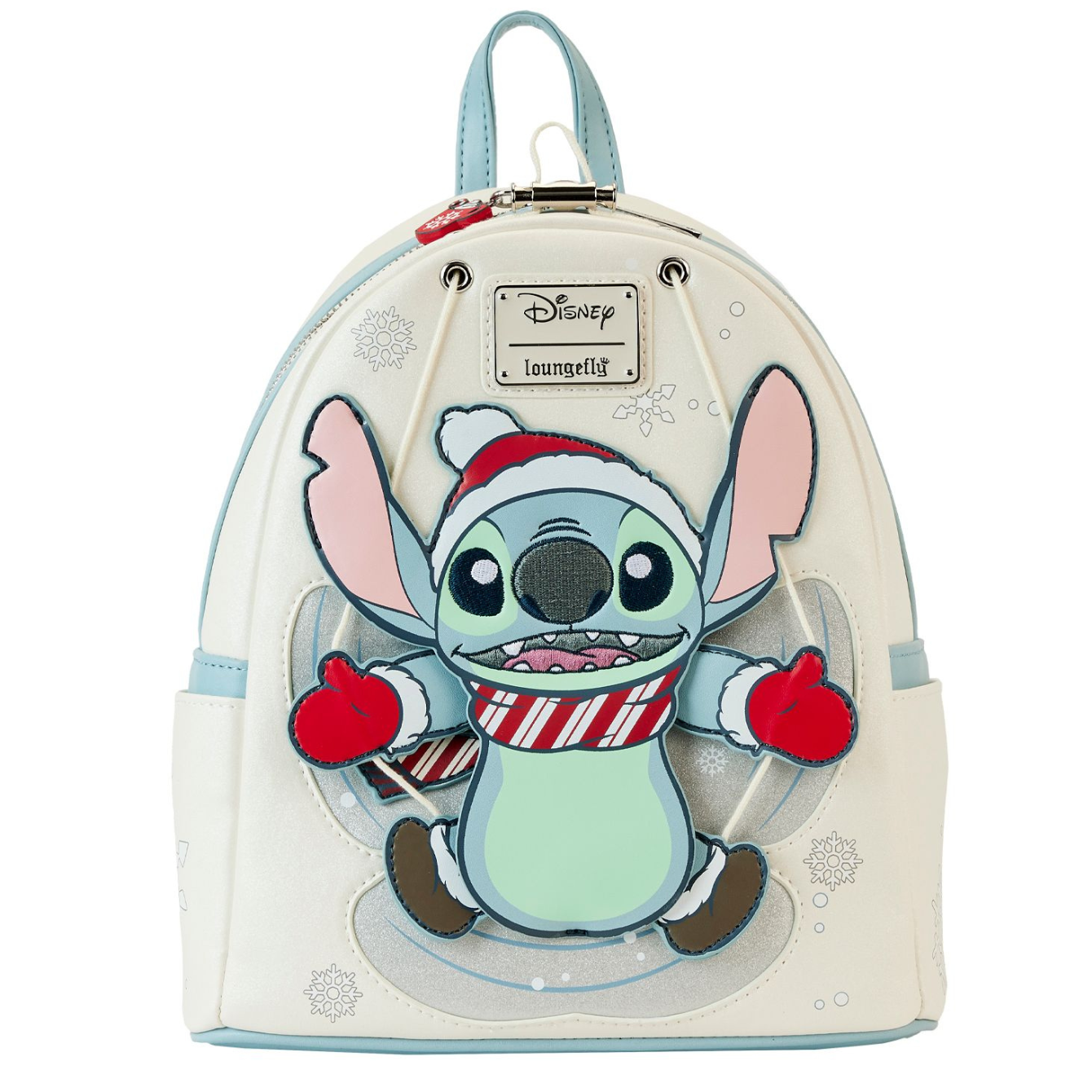 Loungefly Stitch Snow Angel Cosplay Mini Backpack