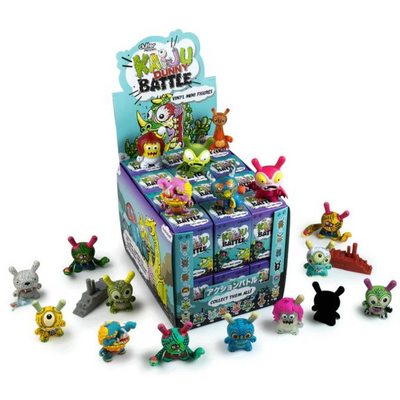 KAIJU DUNNY BATTLE 3" MINI FIGURES BY KIDROBOT X CLUTTER