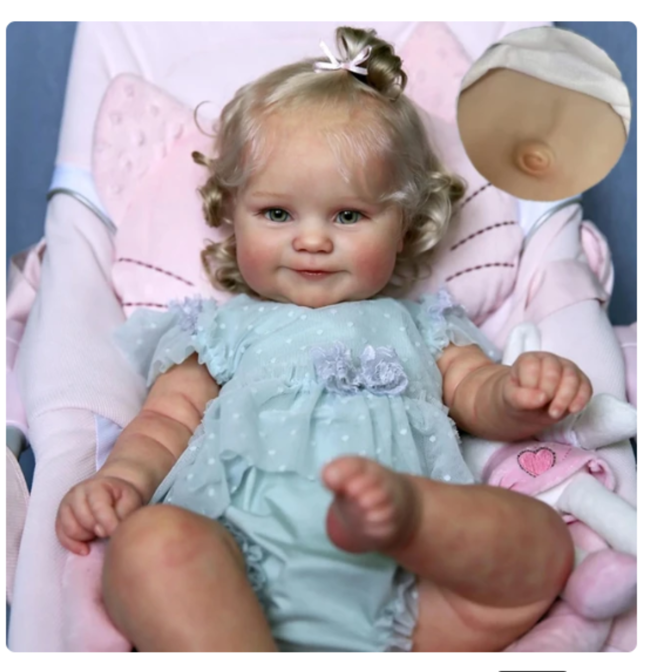 Reborn Girl Full Body Silicone Vinyl Newborn Baby Anatomically