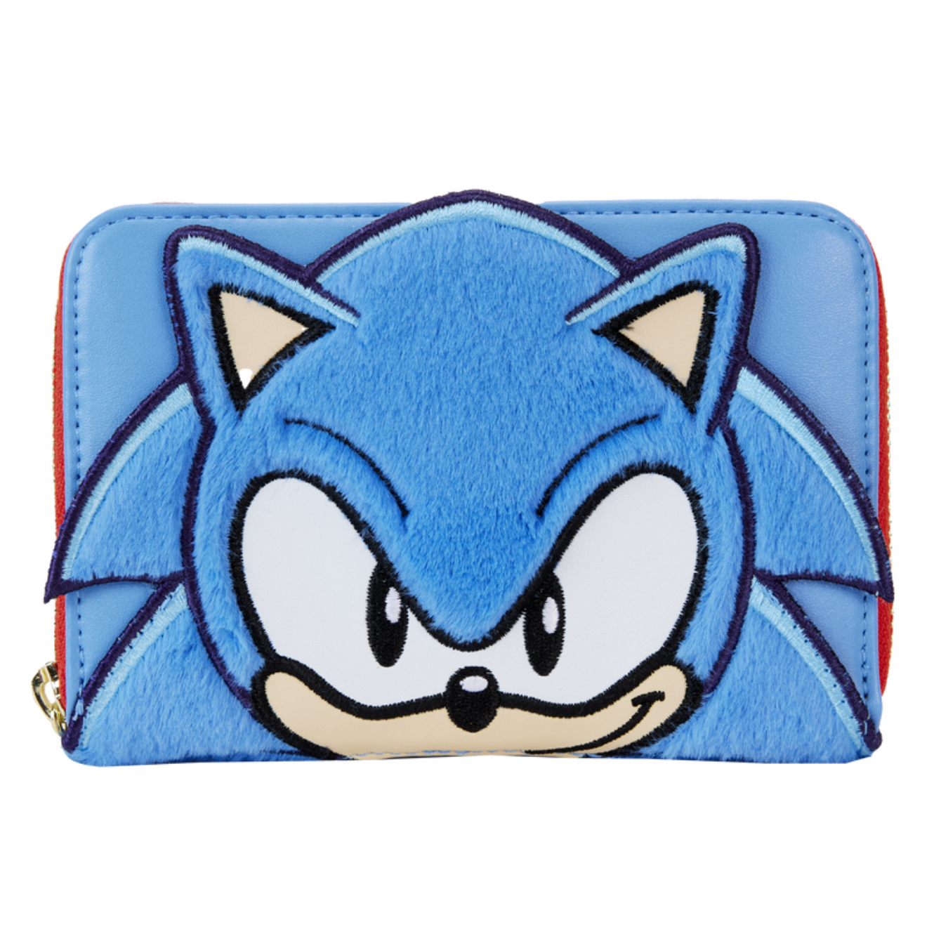 Sonic the Hedgehog Classic Cosplay Plush Zip Around Wallet