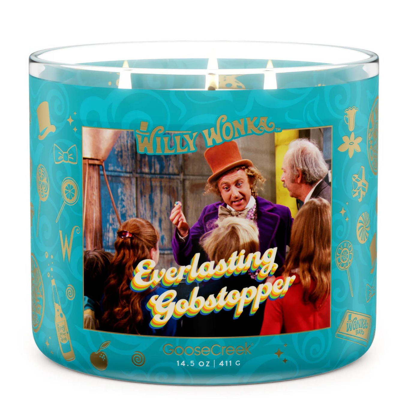 EVERLASTING GOBSTOPPER 3-WICK WONKA CANDLE