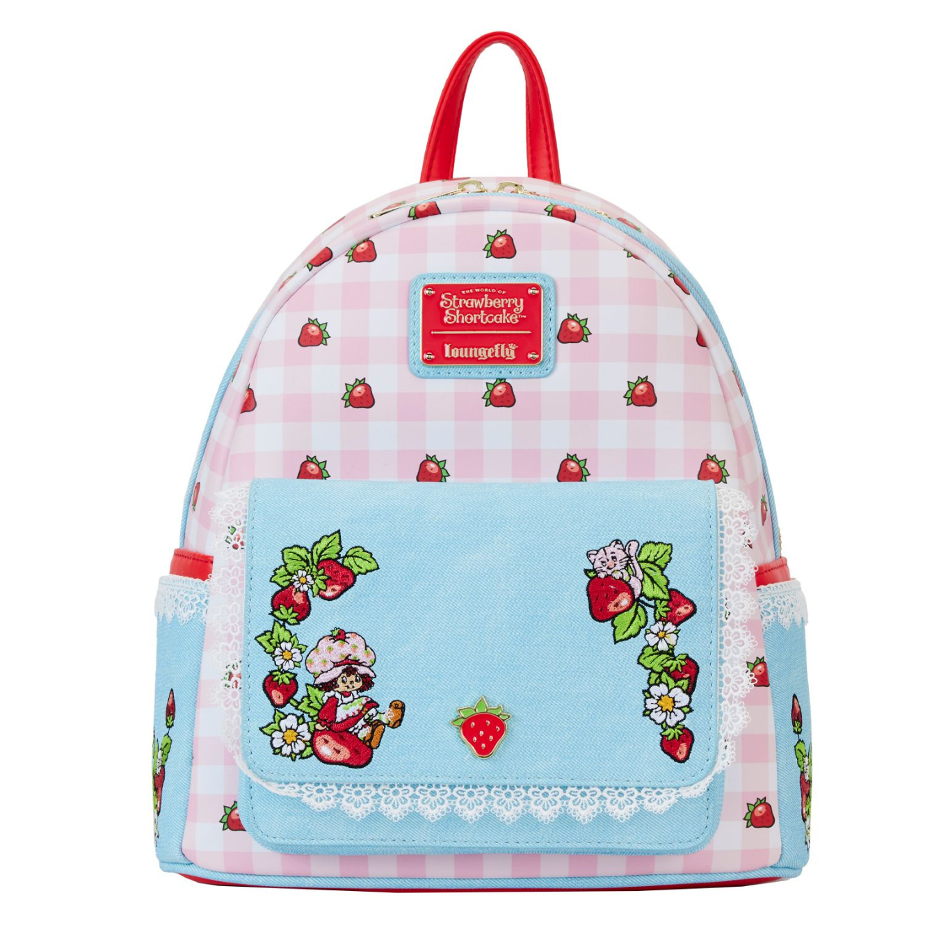 Strawberry Shortcake Denim Pocket Mini Backpack