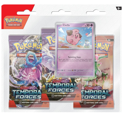 Pokemon Scarlet and Violet 5 Temporal Forces 3-Pack Blister