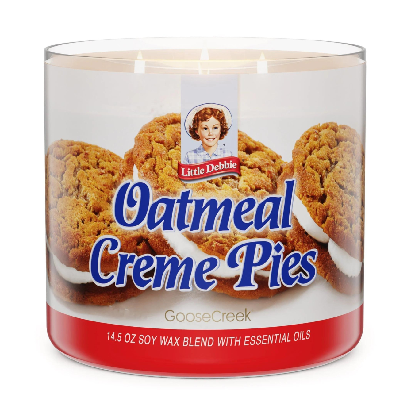 OATMEAL CREME PIES LITTLE DEBBIE ™ 3-WICK CANDLE