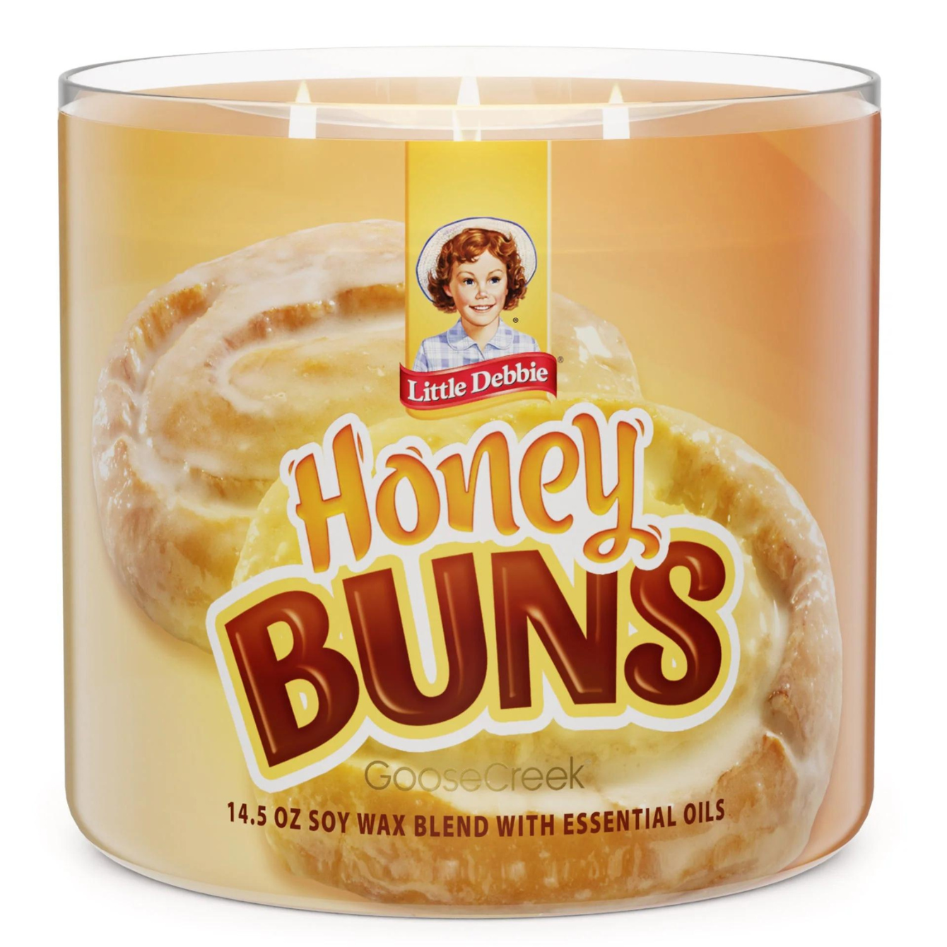 HONEY BUNS LITTLE DEBBIE ™ 3-WICK CANDLE
