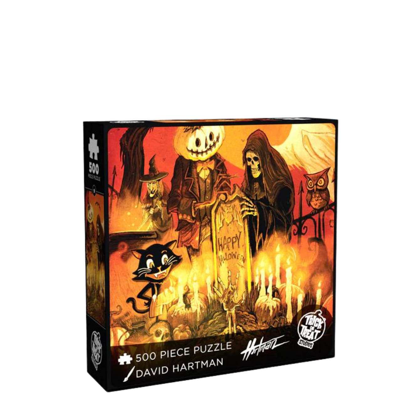 HALLOWEEN AT THE CEMETERY 500 PIECE JIGSAW PUZZLE