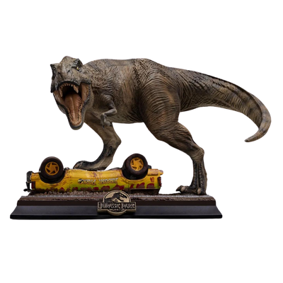Statue T-Rex Attack - Jurassic Park - Icons - Iron Studios