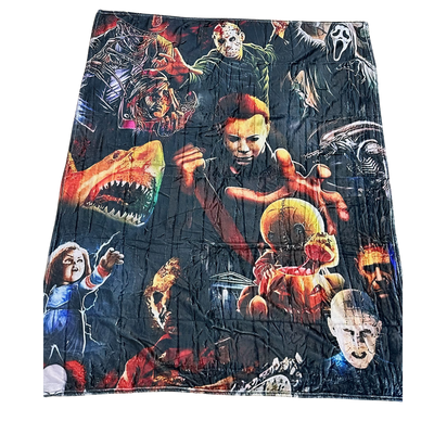 Atomic Mortal Horror Blanket version b