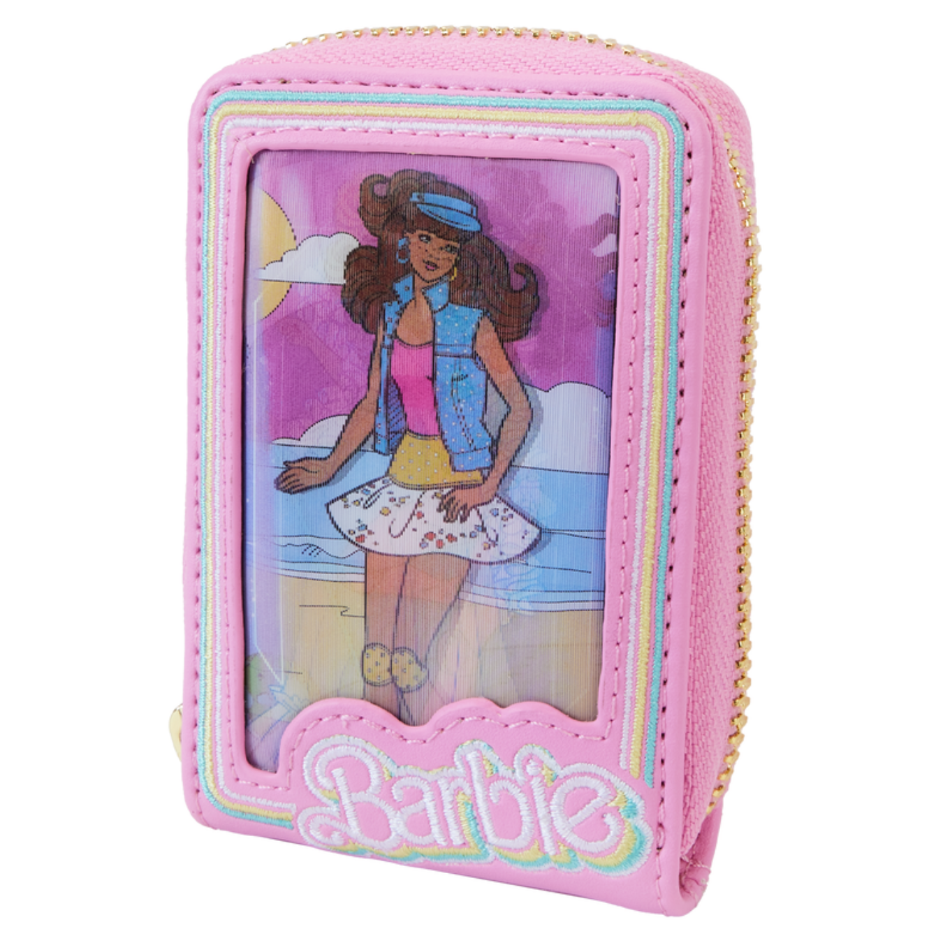 Barbie™ 65th Anniversary Doll Box Triple Lenticular Zip Around Wallet