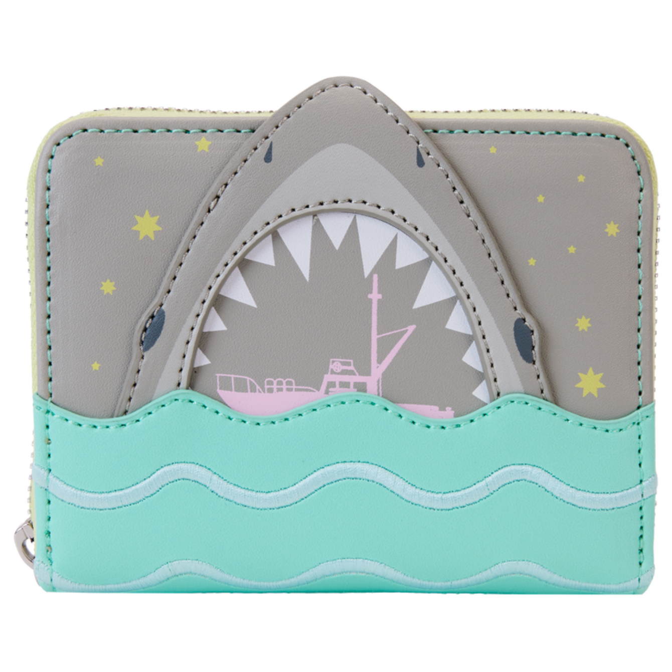 Jaws Glow Zip Around Wallet