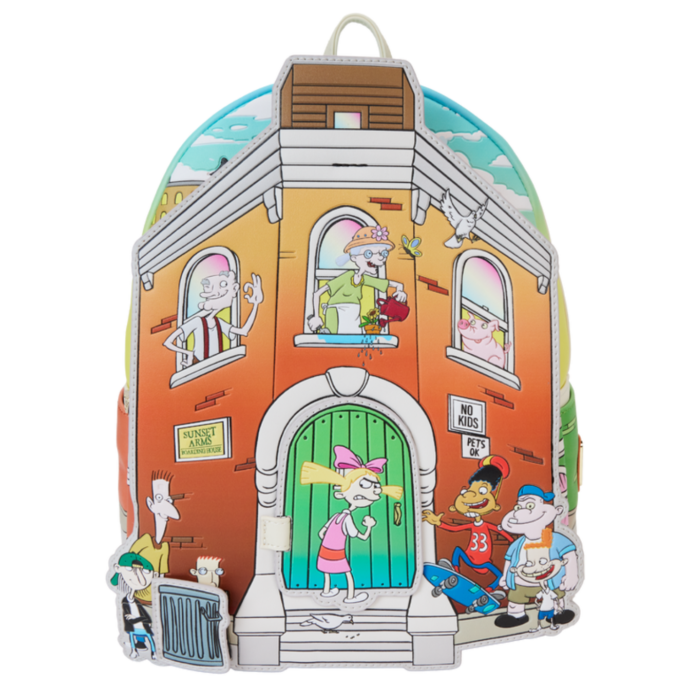 Hey Arnold! Sunset Arms Boarding House Mini Backpack