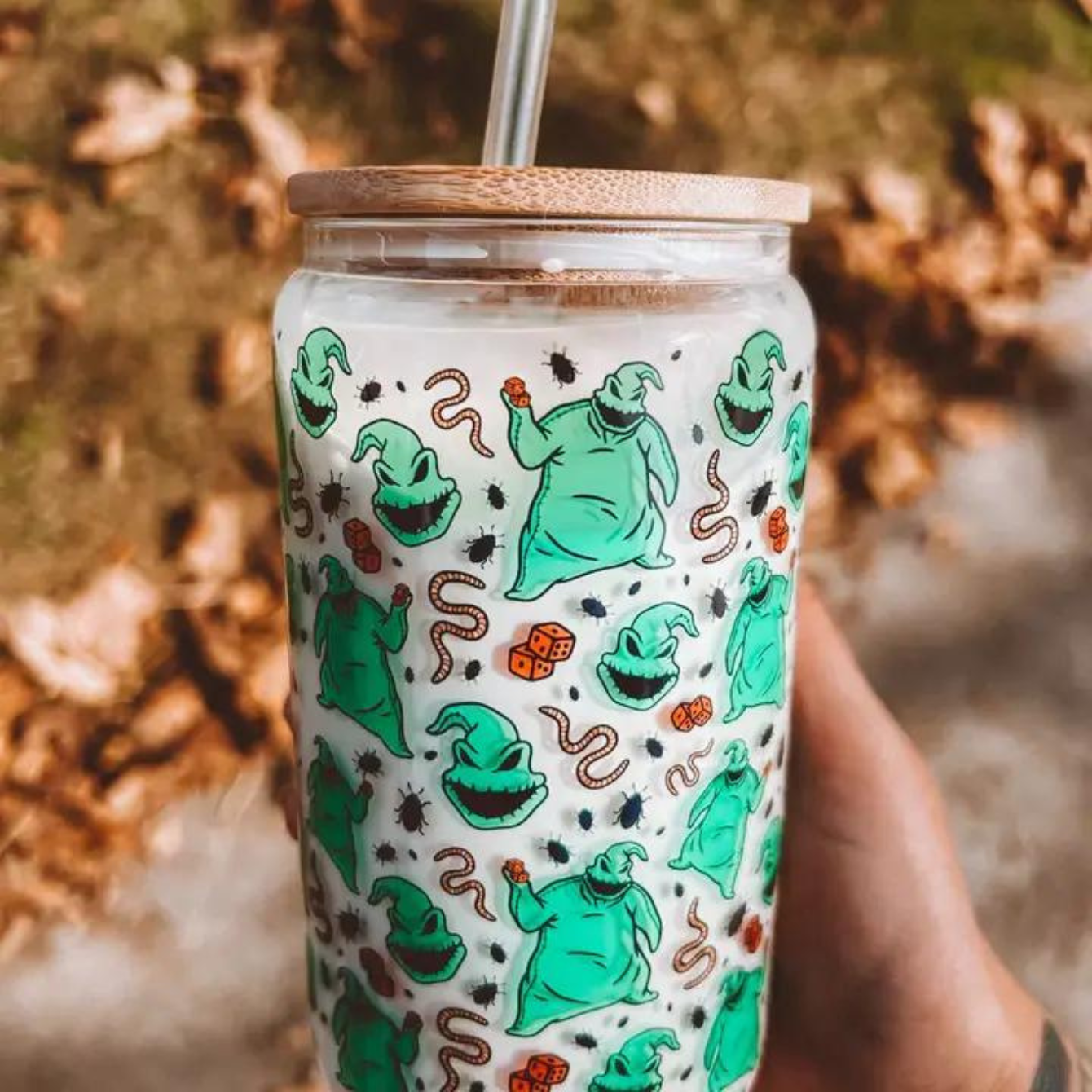 Oogie Boogie Glass Tumbler