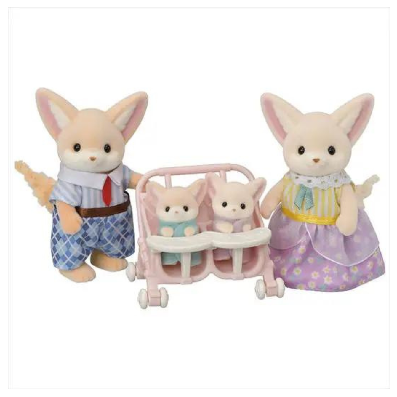 Calico Critters Fennec Fox Family Set of 4