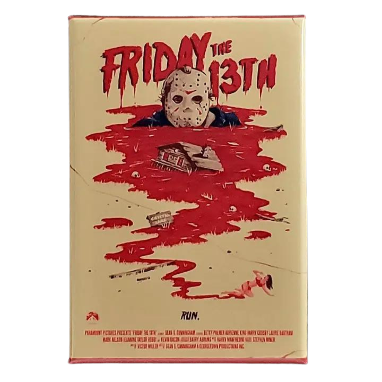 Friday the 13TH Movie Magnet, Button, Wholesale, Lot, Dvd, Slasher, 80's Movie