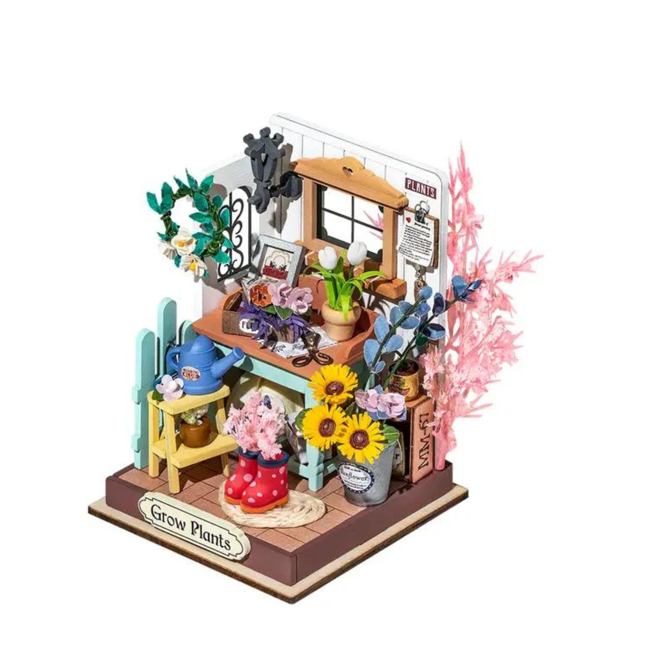 Rolife Diy Kit Mini 3D House Dreaming Terrace Garden