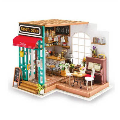Rolife Simon's Coffee Diy Mini House Cafe Shop