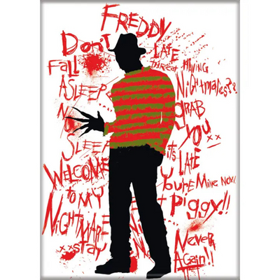 NOES Freddy Red Writing Magnet